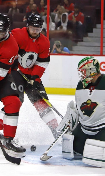 Wild blank Senators 2-0 for 1st win of the season